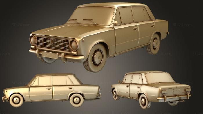 Vehicles (VAZ 2101, CARS_3855) 3D models for cnc